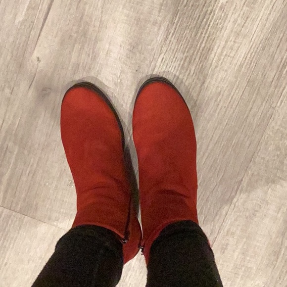 Arche red booties. - Picture 8 of 11